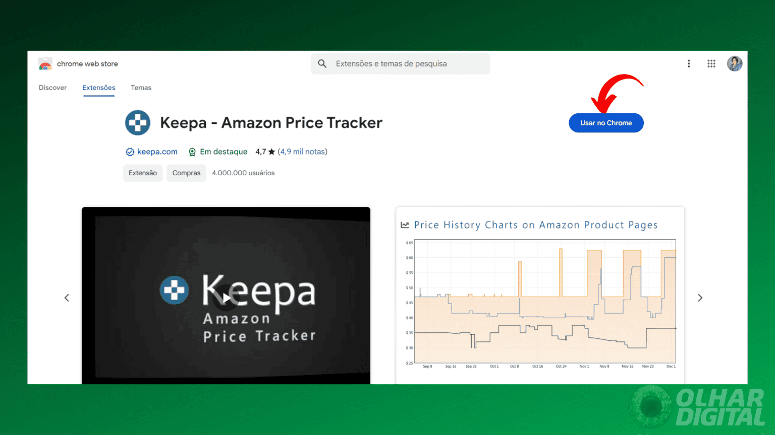Como usar extensão Keepa para economizar na Amazon - Olhar Digital