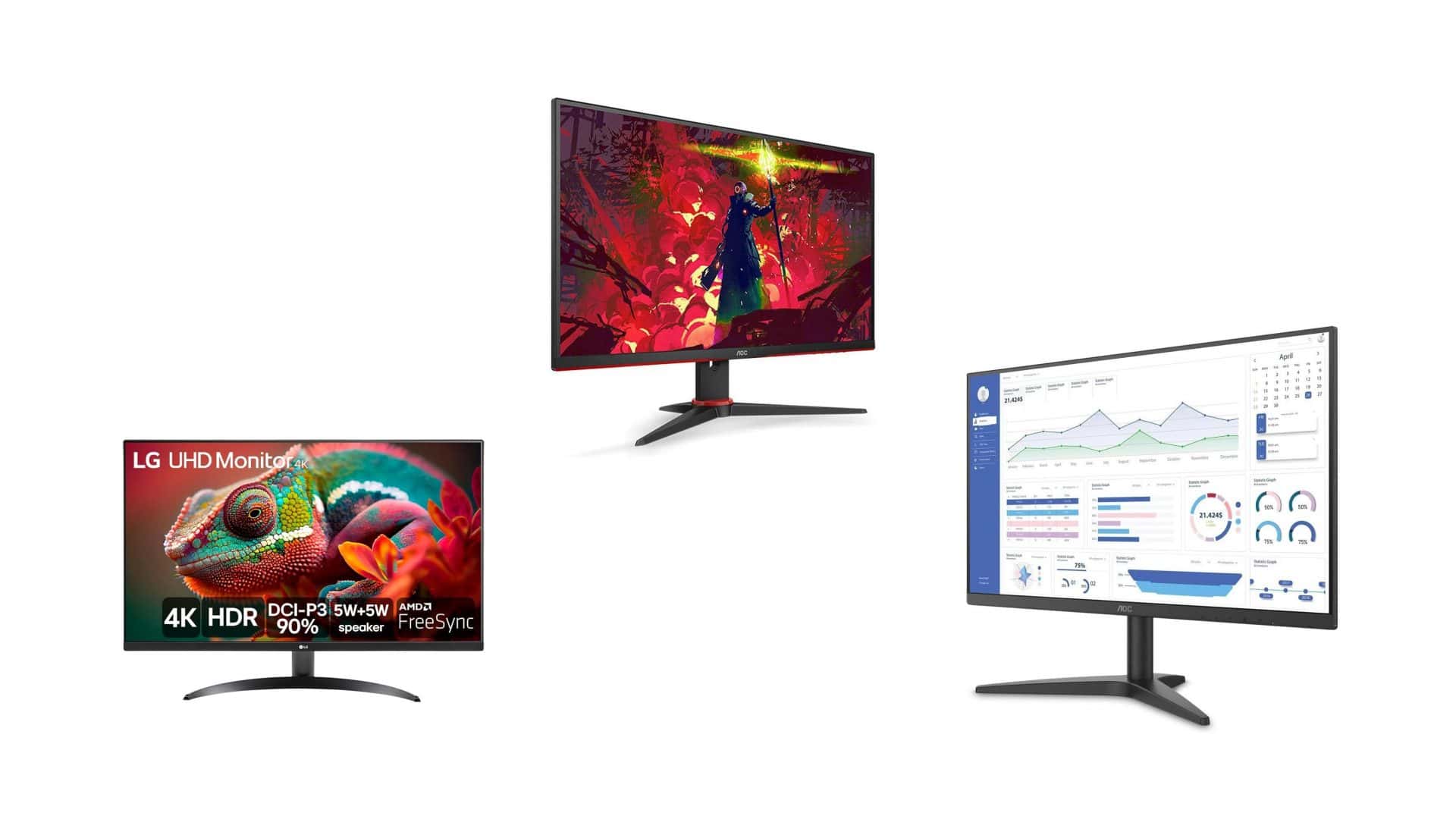 Monitores em oferta
