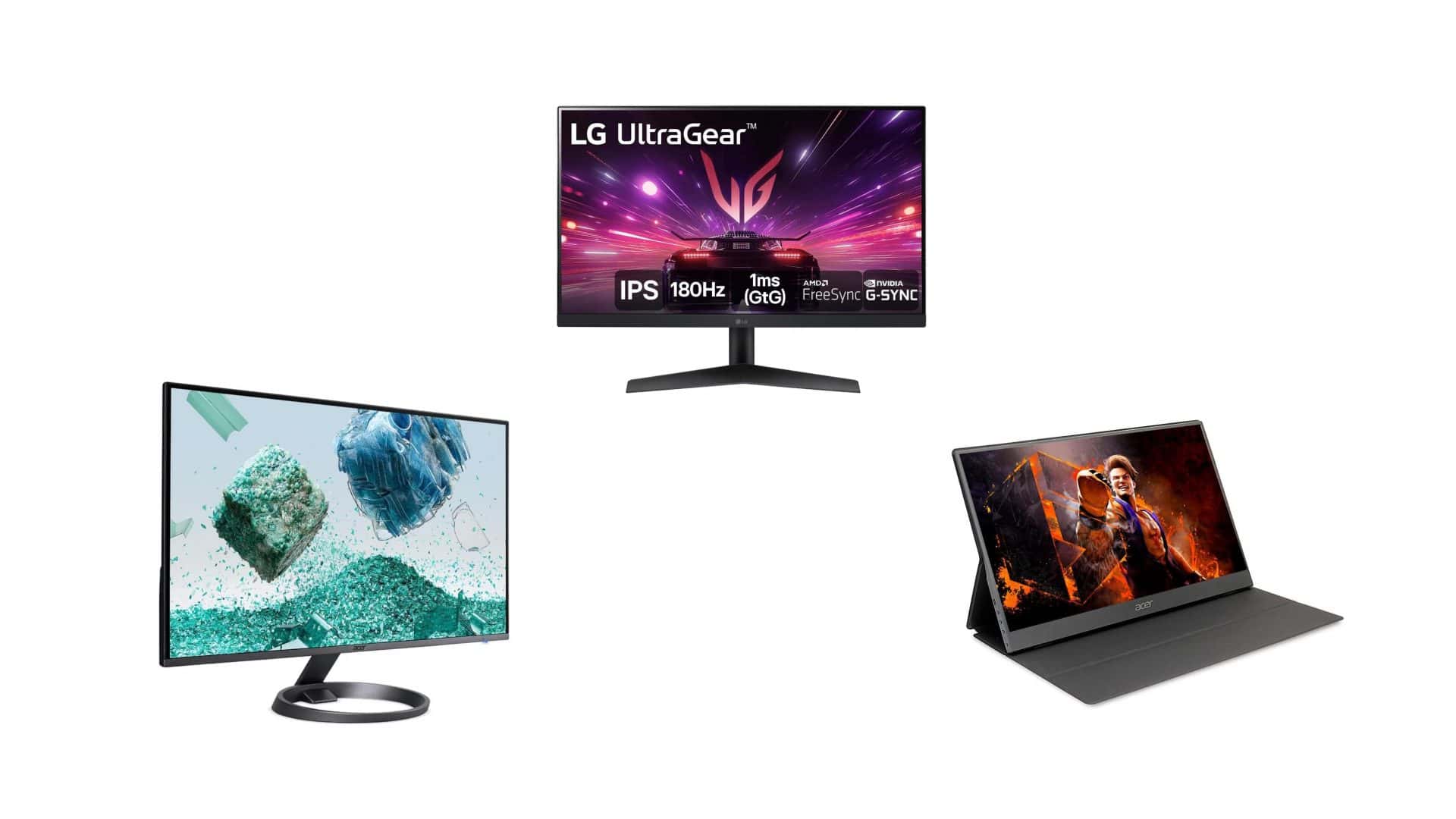 Monitores em oferta