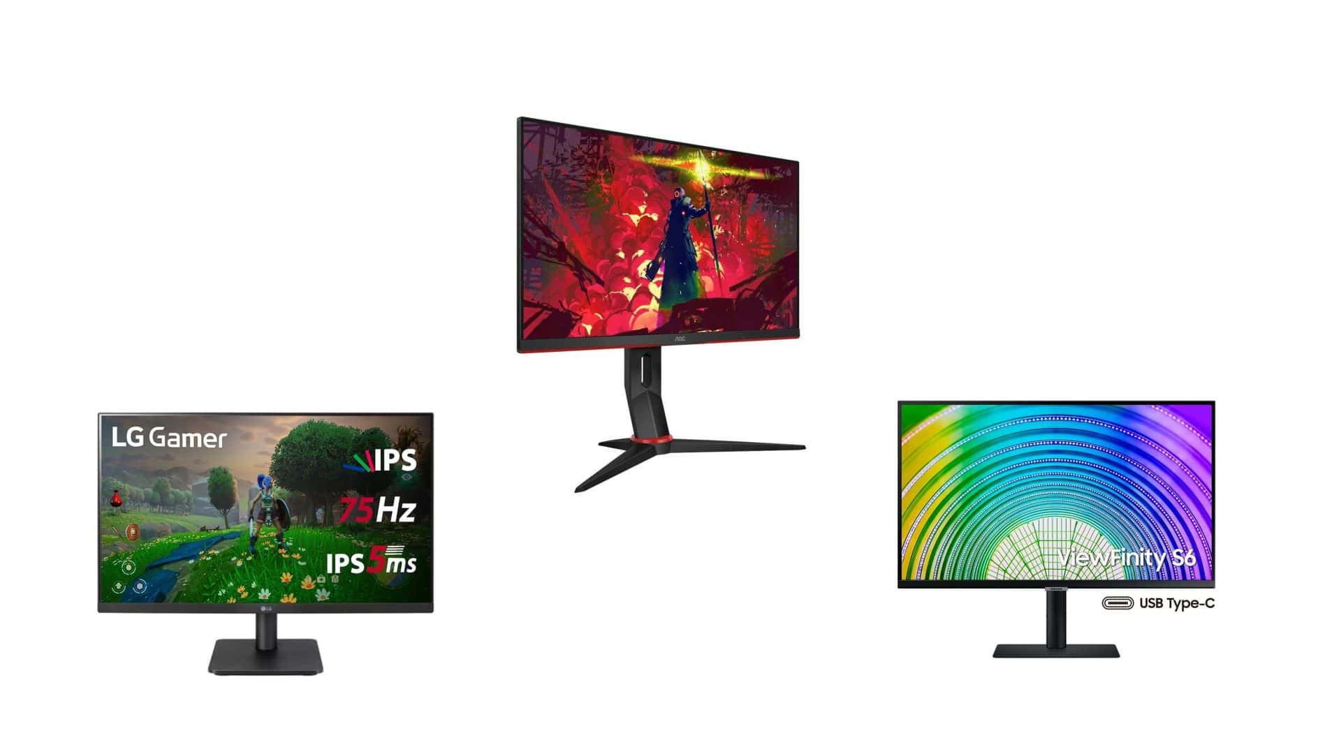 Monitores em oferta