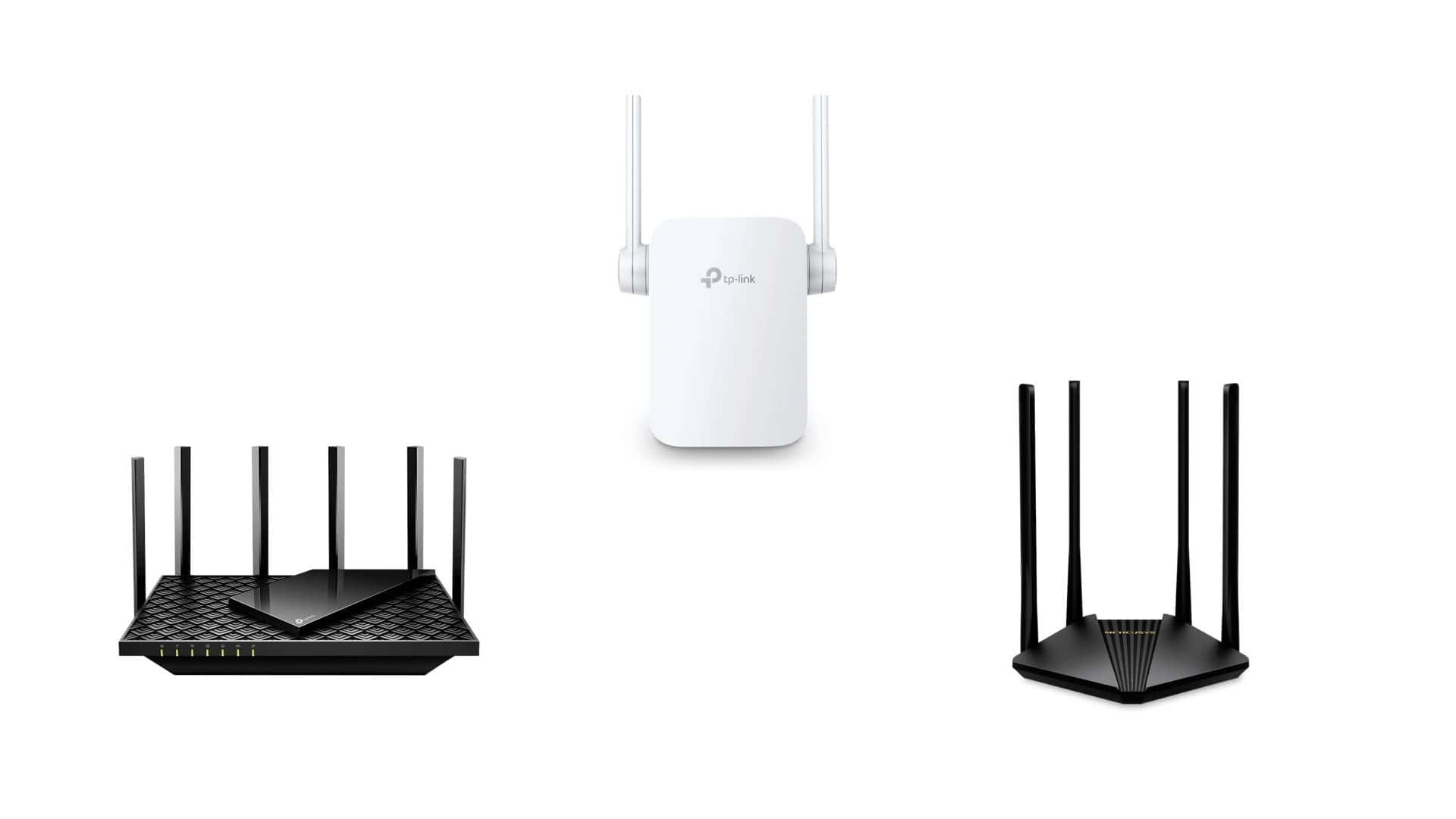 Roteador e repetidor Wi-Fi em oferta
