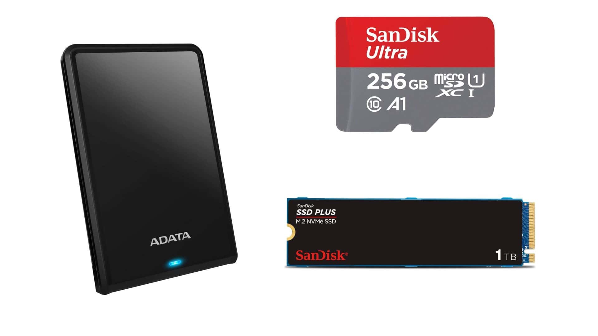 SSD e micro SD em oferta