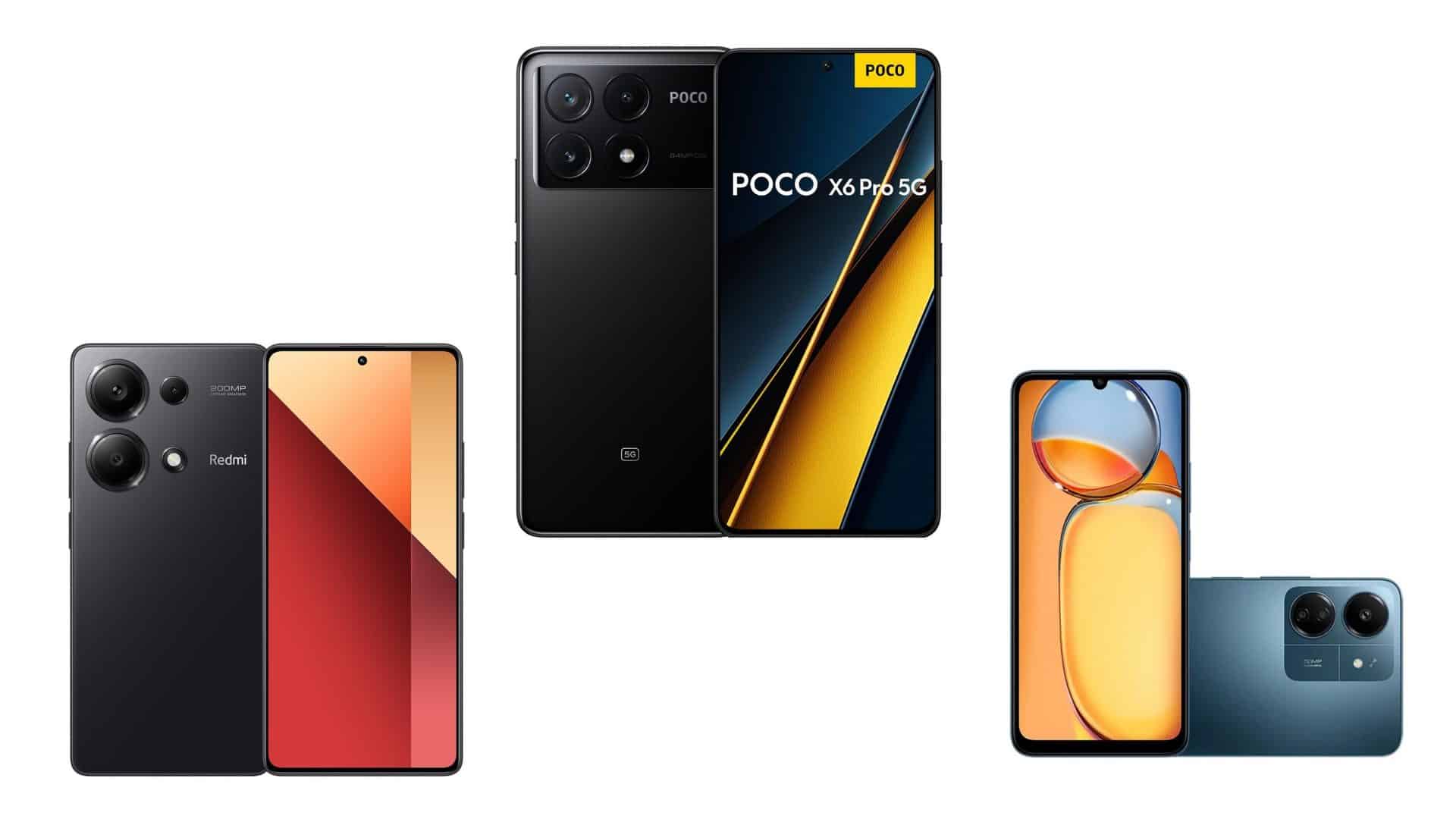 Smartphones Xiaomi em oferta