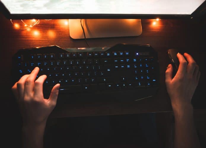 PC gamer, teclado gamer