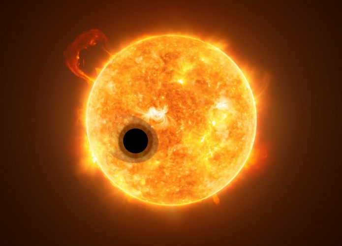 O exoplaneta WASP-107b é assimétrico e um gigante gasoso quase do tamanho de Júpiter