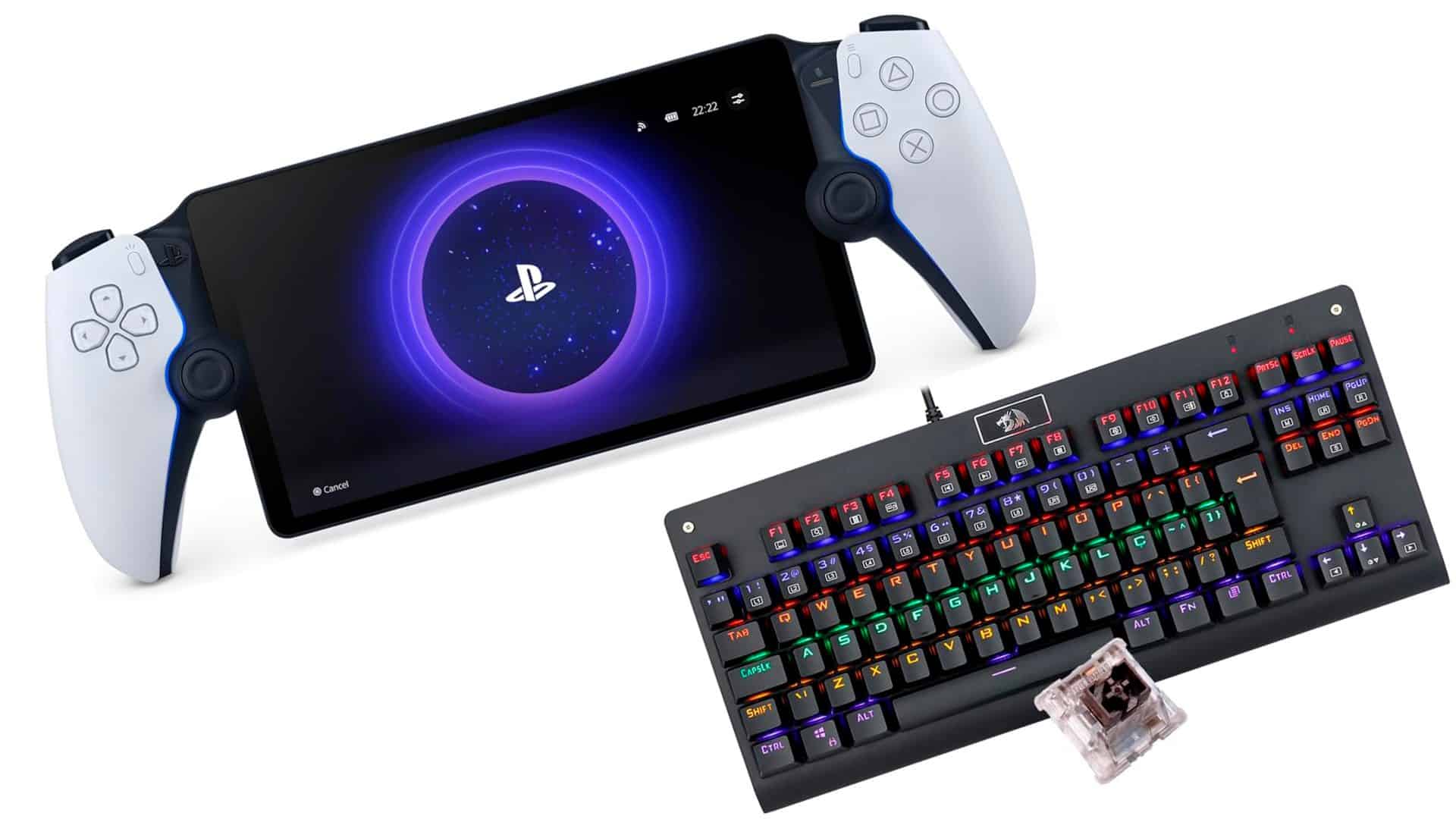 Montagem com acessórios gamer que estão em promoção na Amazon