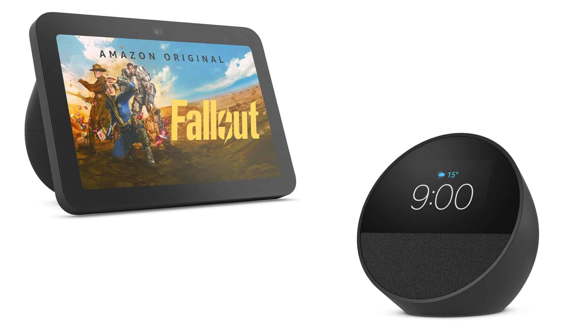 Montagem com aparelhos Echo em promoção na Amazon