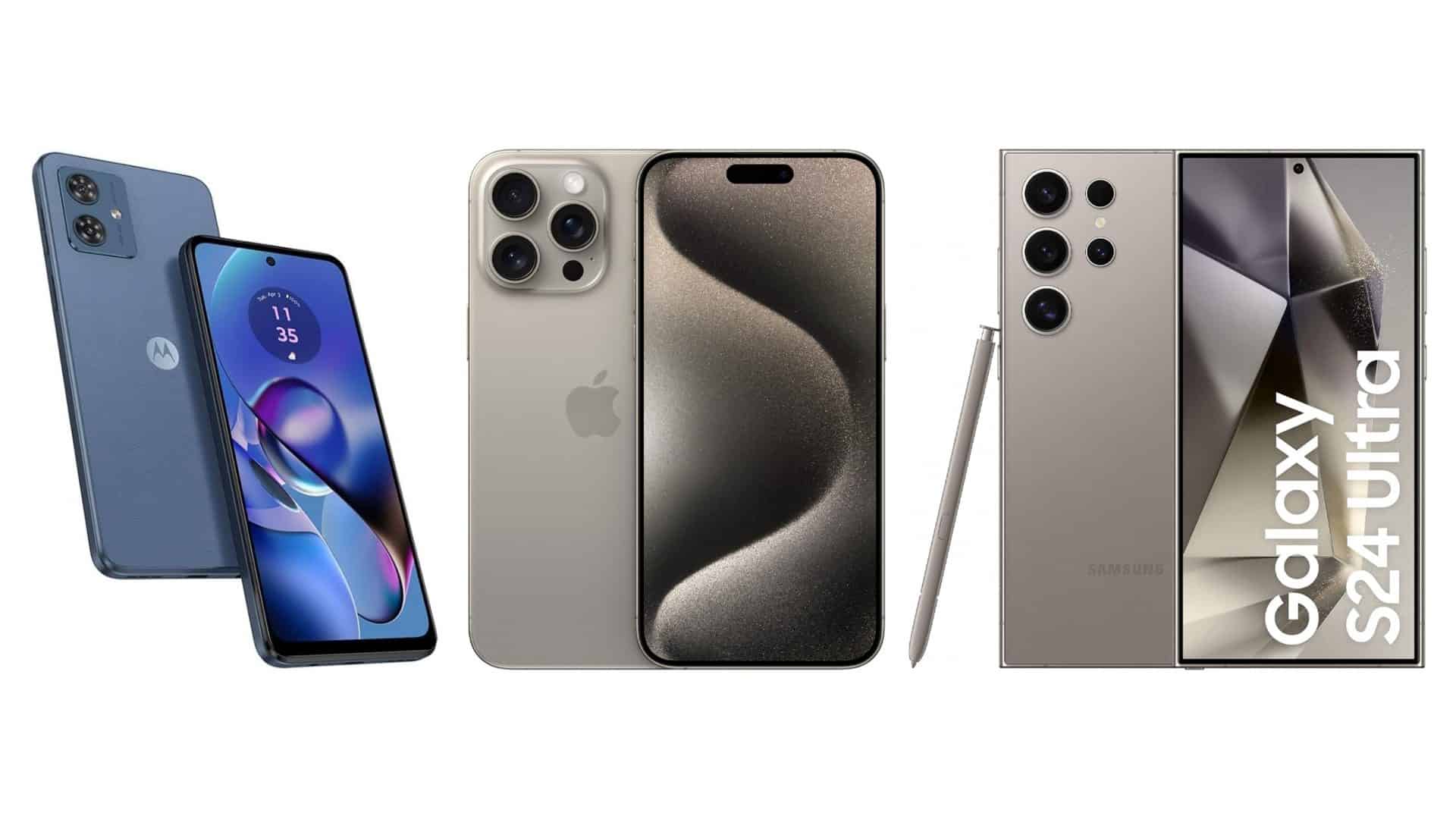 Montagem com celulares em promoção na Amazon