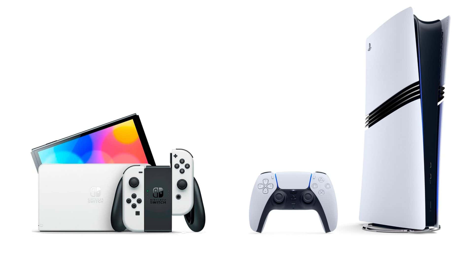 Montagem com consoles em promoção na Amazon