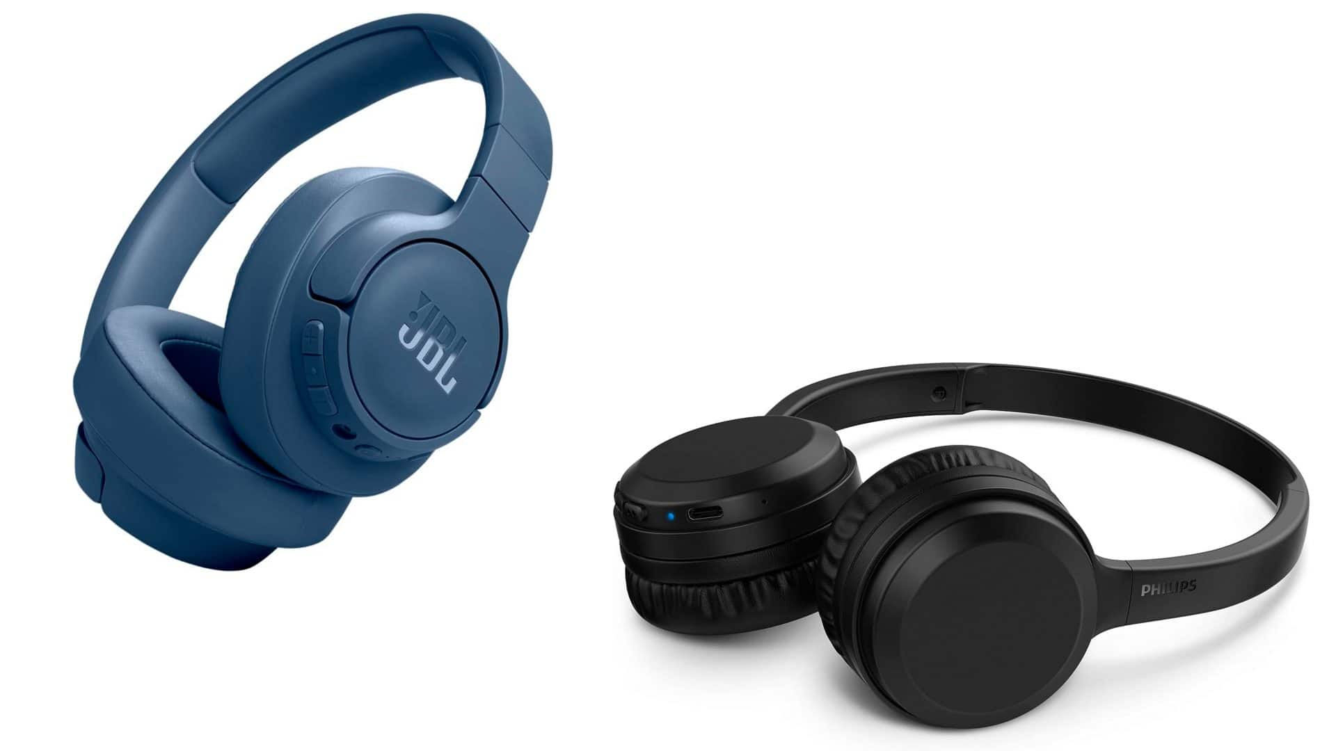 Montagem com headphones sem fio em promoção na Amazon
