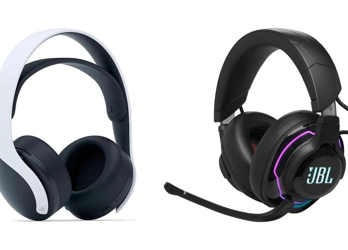 Montagem com headsets em promoção na Amazon