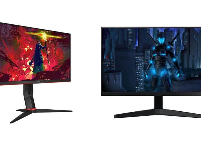 Montagem com monitores em promoção na Amazon