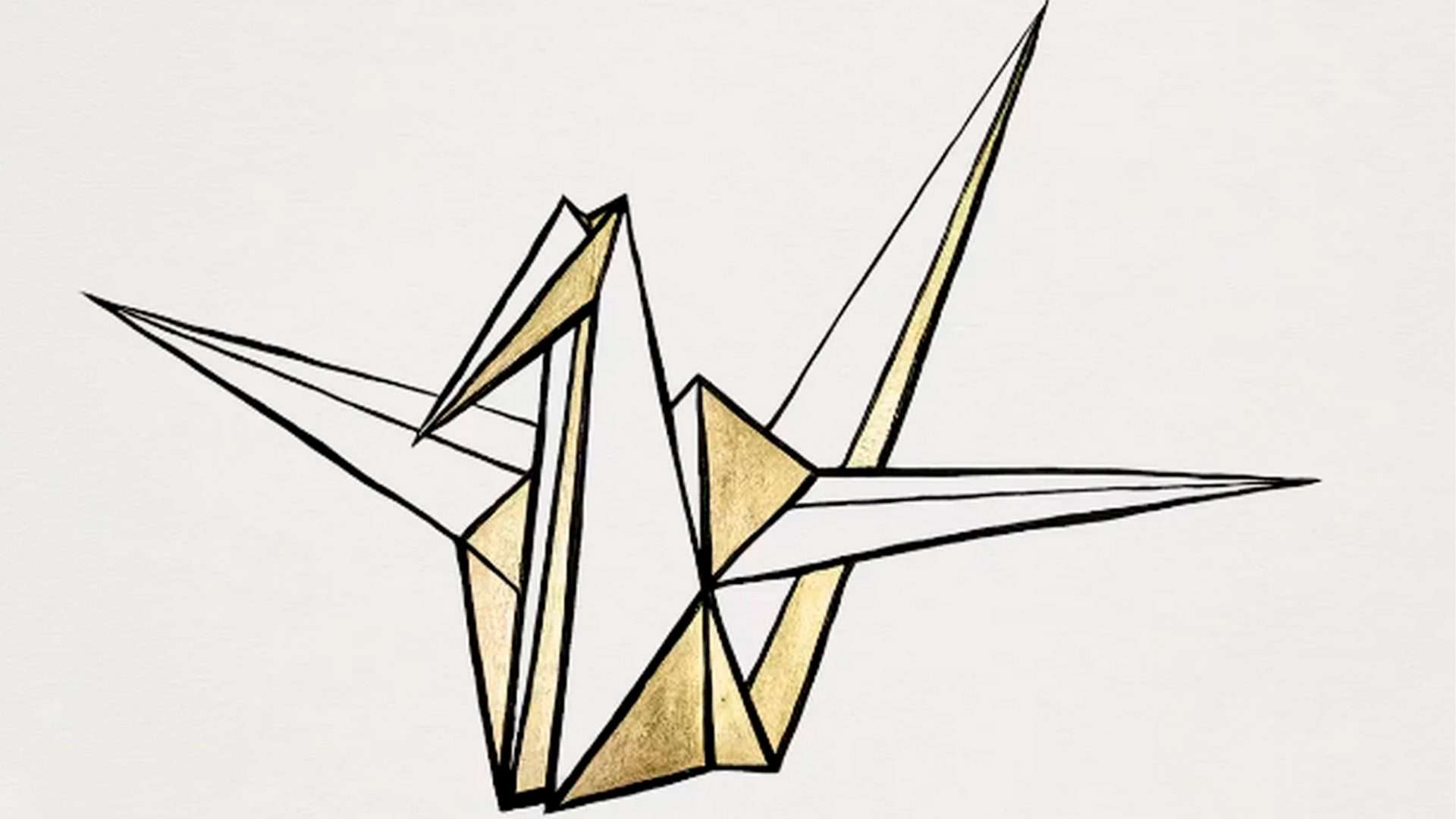 Ilustração de origami relacionado à organização japonesa que ganhou o Nobel da Paz de 2024
