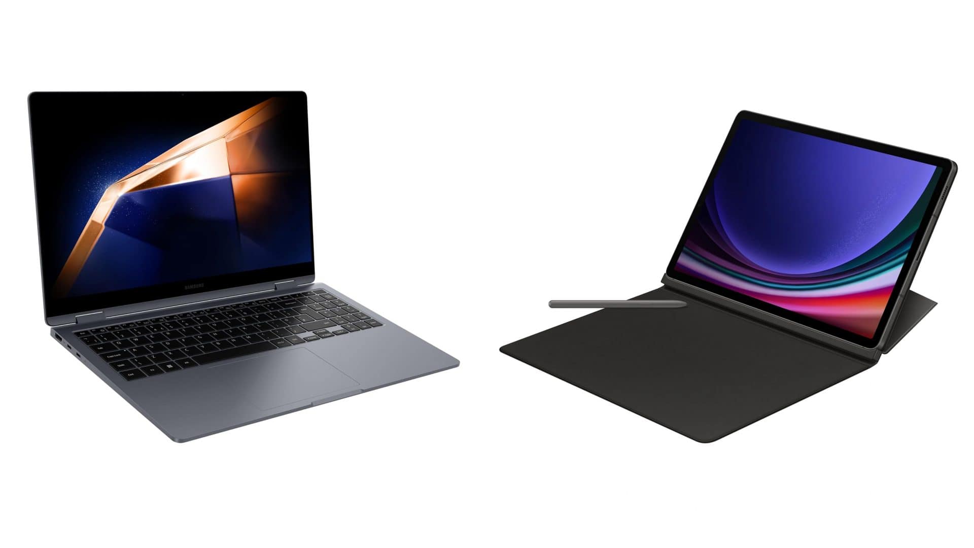 Montagem com notebook e tablet em promoção na Amazon