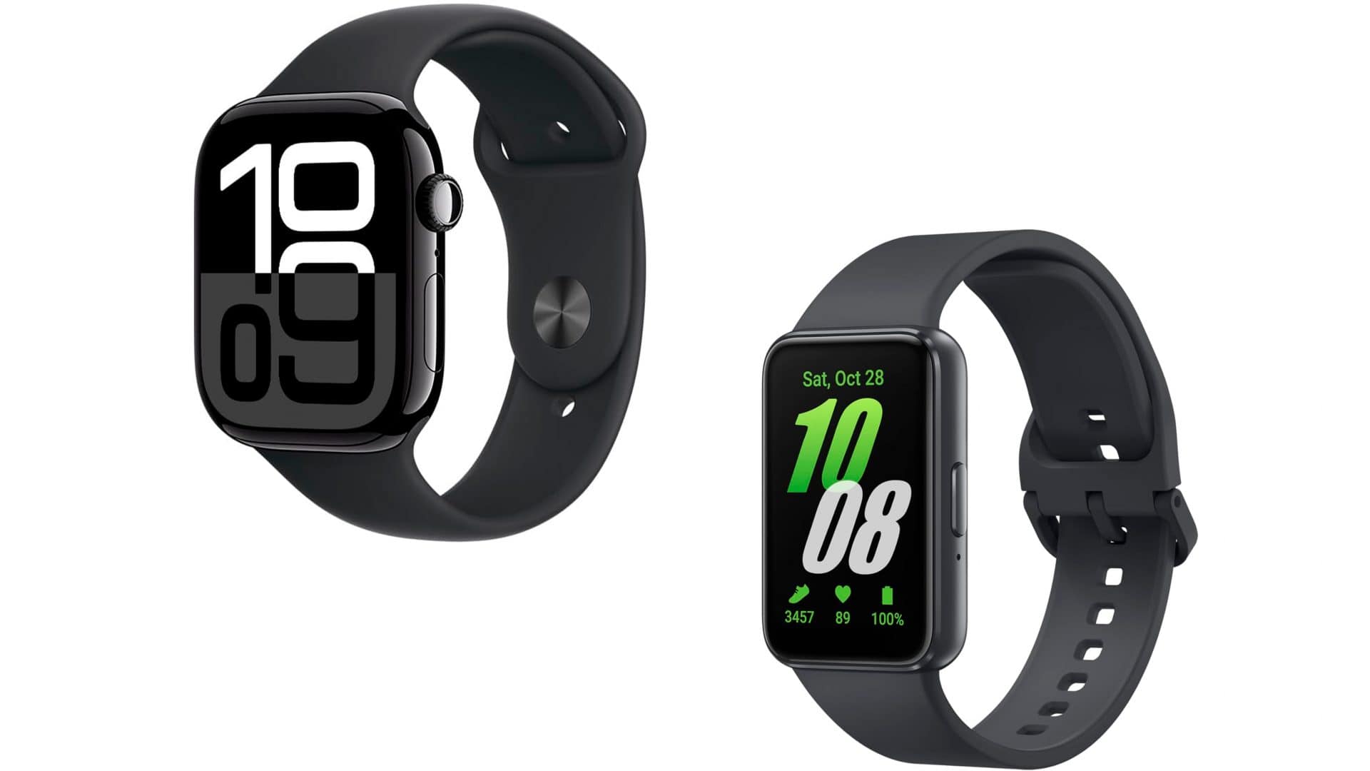 Montagem com smartwatches em promoção na Amazon