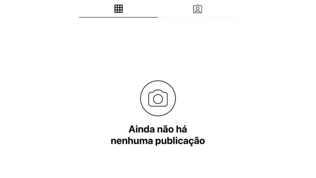 Mensagem encontrada no perfil dos adeptos do feed zero no Instagram/reprodução