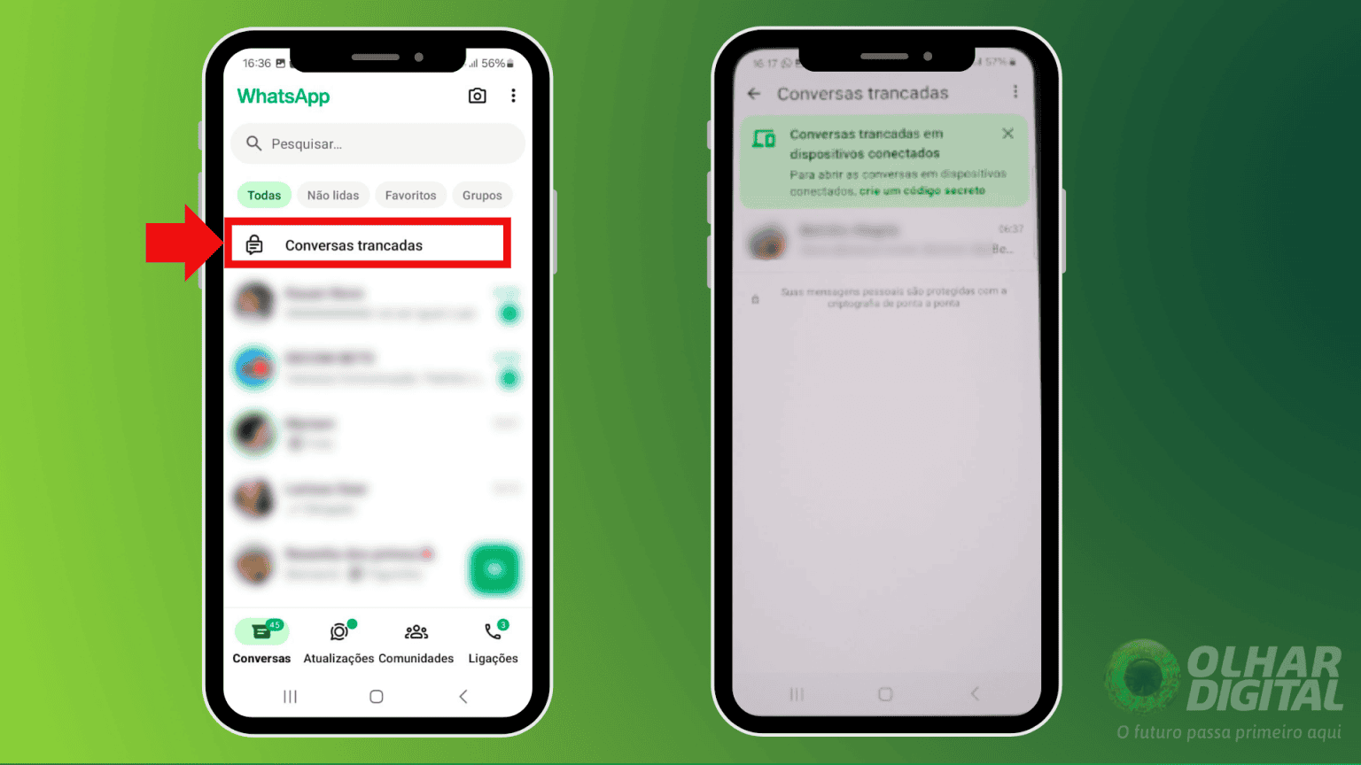 Veja passo a passo para esconder conversas no WhatsApp