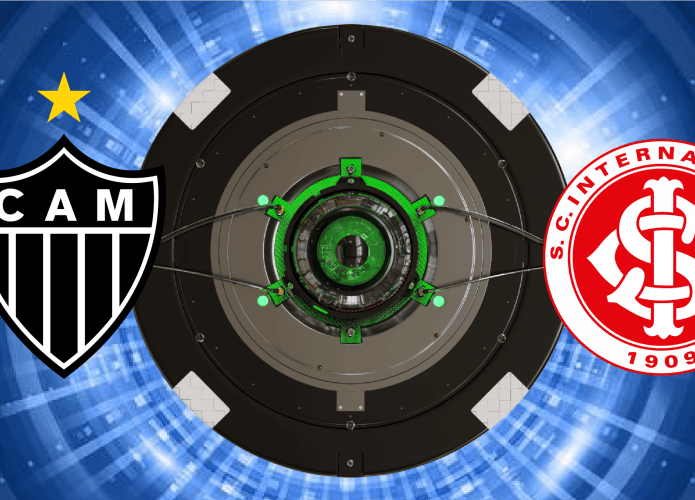 Escudos de Atlético/MG e Internacional