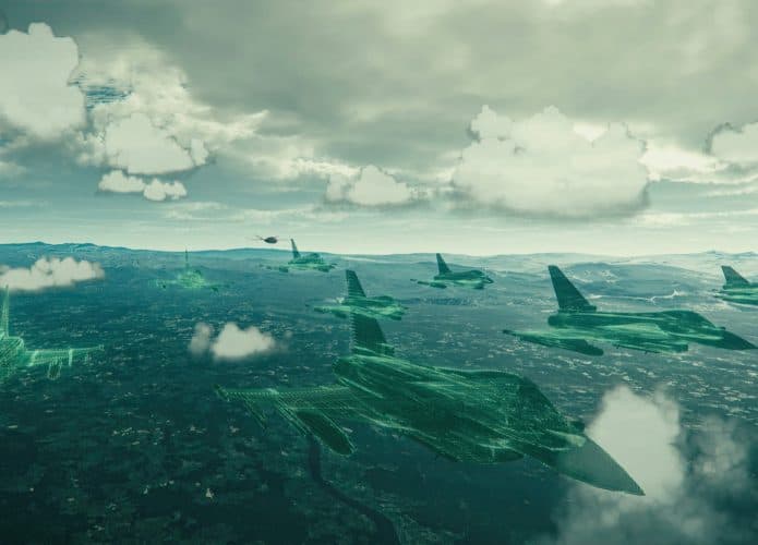 Aviões fantasmas do sistema da Leonardo