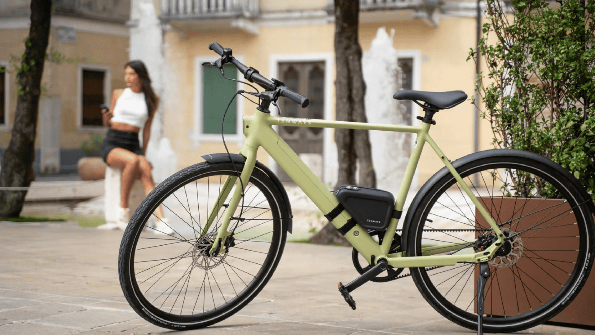 Bicicleta elétrica da Tenways