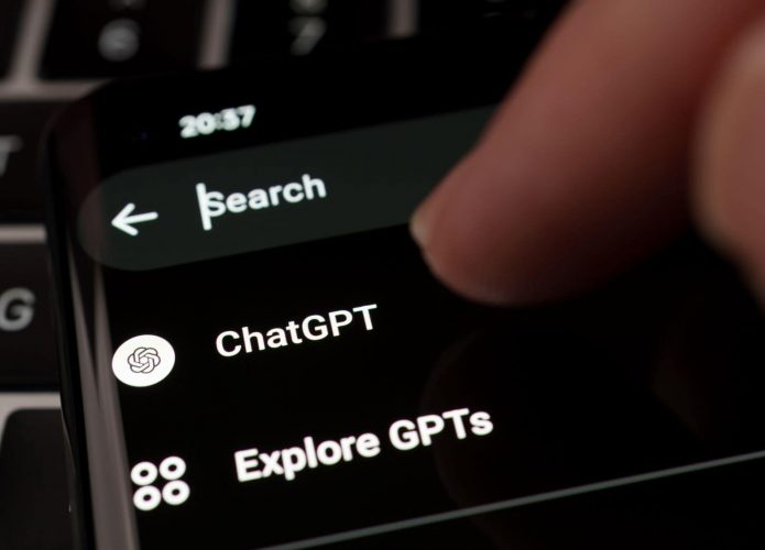 Menu do ChatGPT