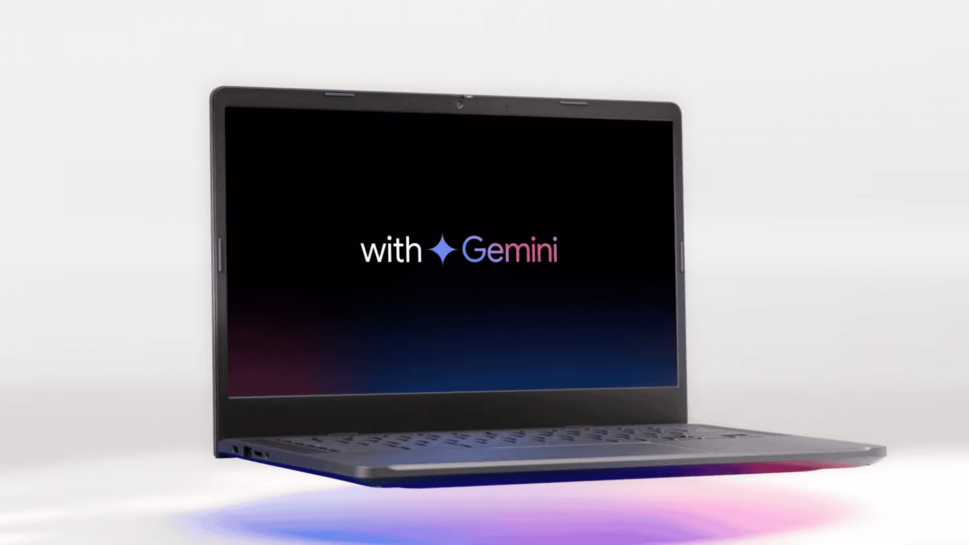 Imagem da tela do Samsung Chromebook Plus com o texto: 