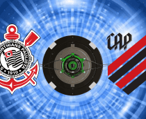 escudos de corinthians x athletico-pr