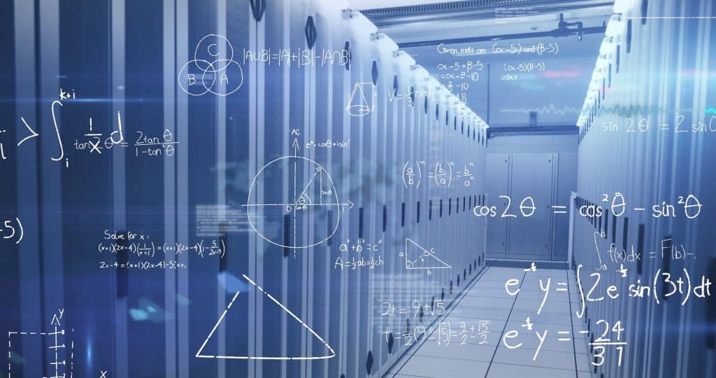 Várias equações matemáticas