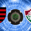 Escudos de Flamengo x Fluminense