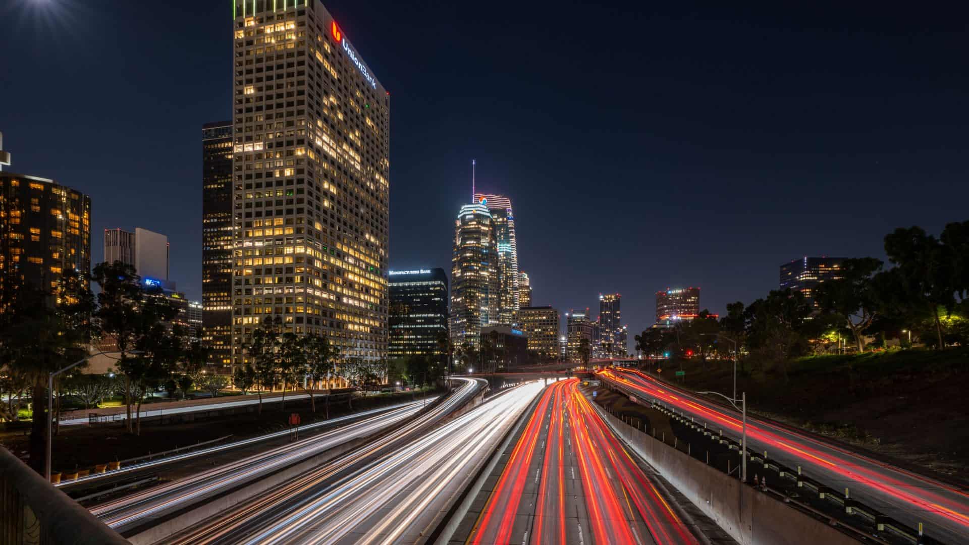 Los Angeles à noite, como tirar fotos à noite com o celular