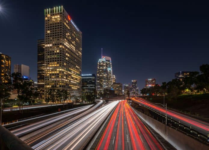 Los Angeles à noite, como tirar fotos à noite com o celular