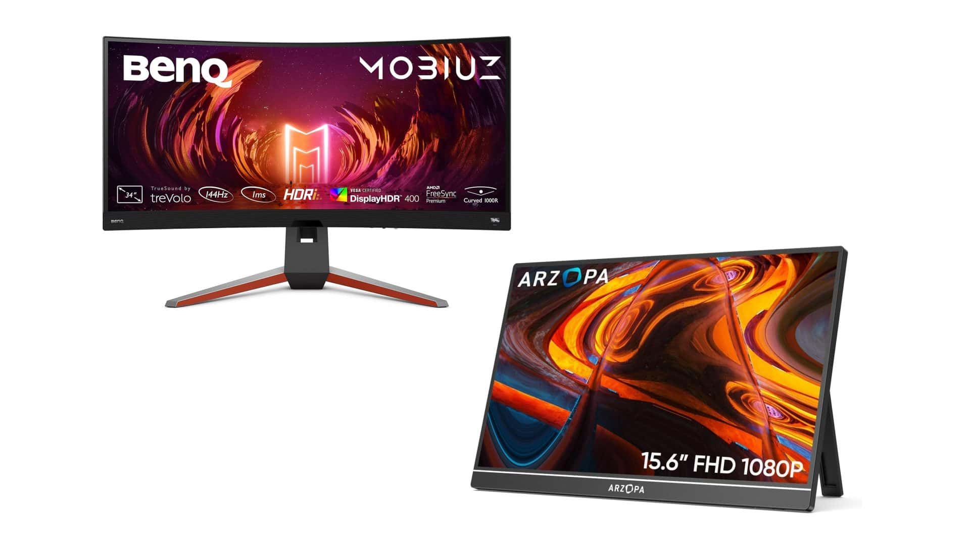 Monitores em oferta