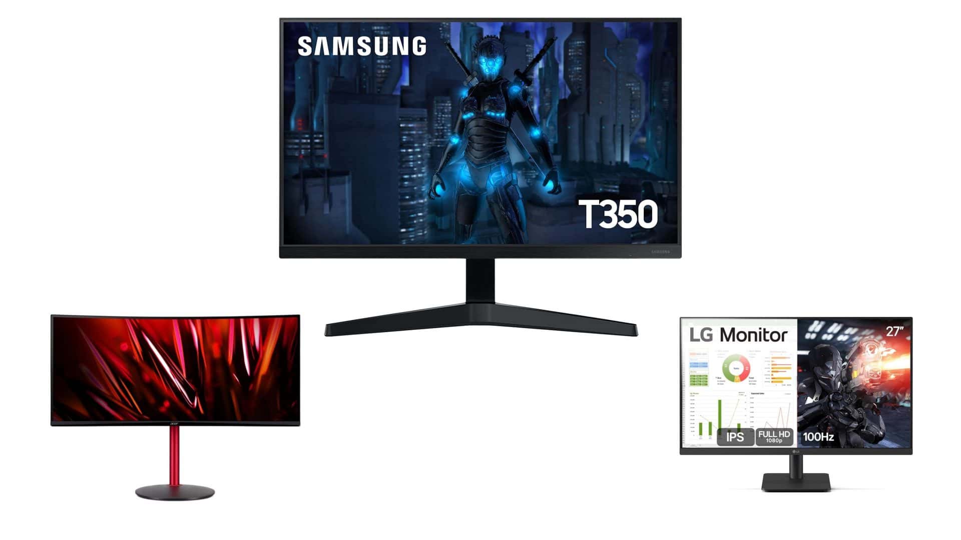 Monitores em oferta