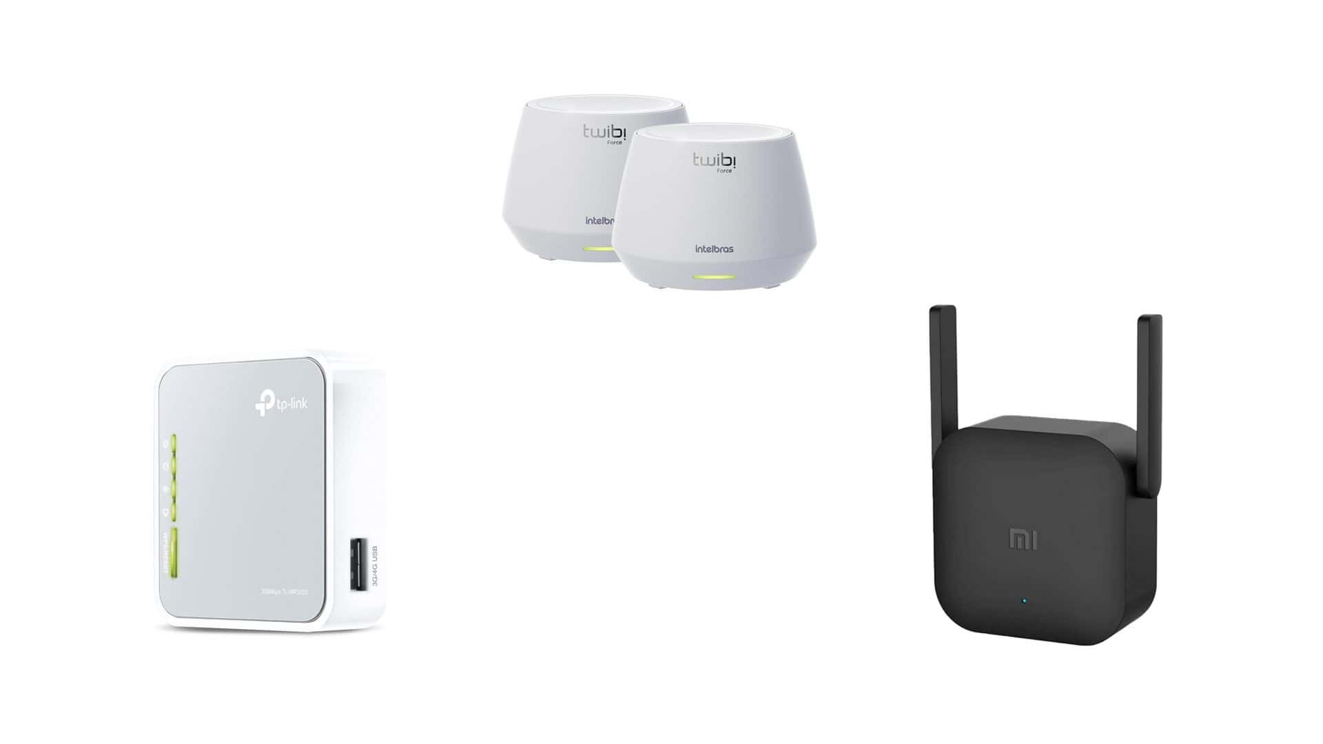 Roteadores e repetidores em oferta