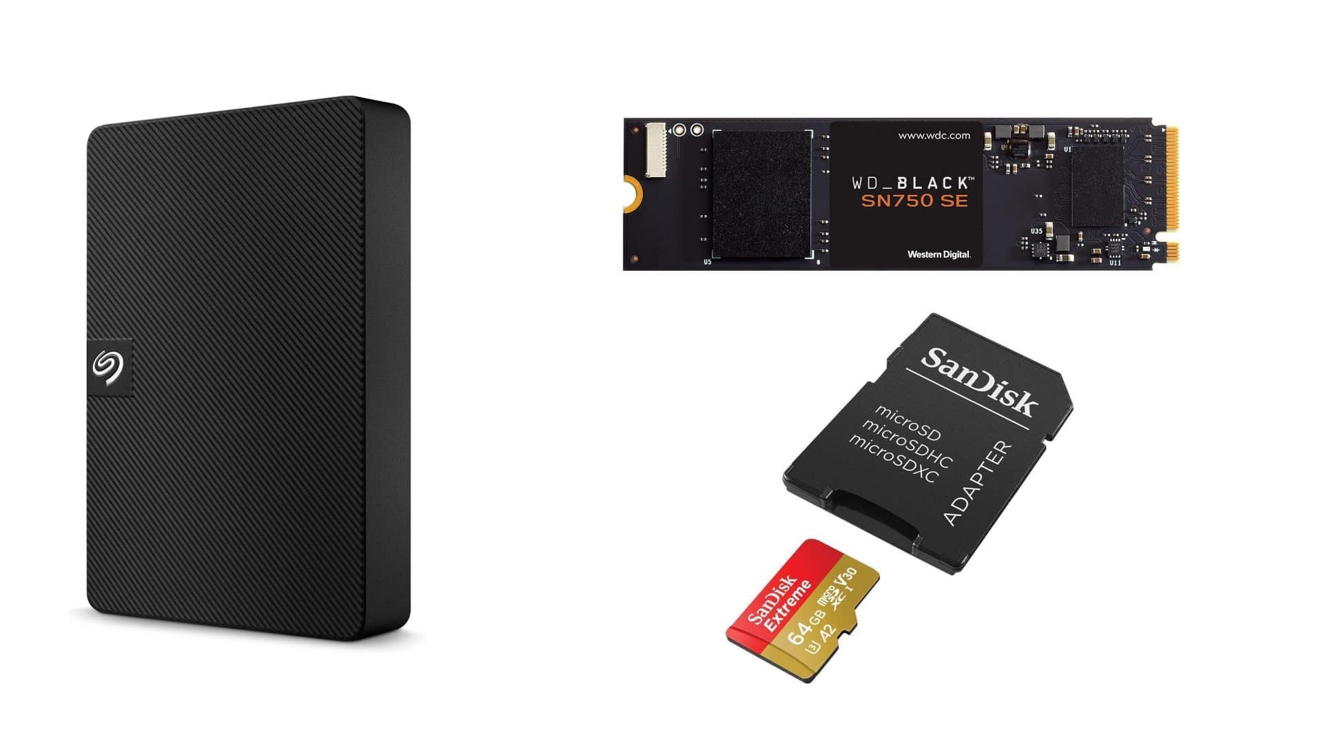 SSD e micro SD em oferta