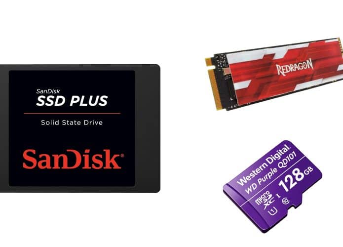 SSD e micro SD em oferta