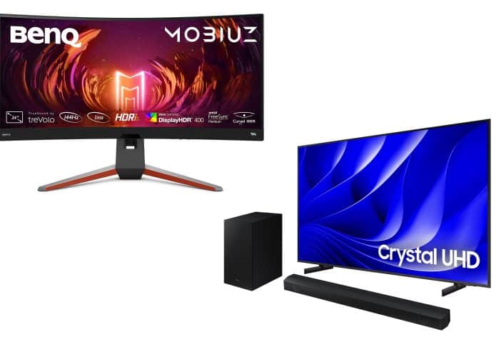 TVs e monitores em oferta