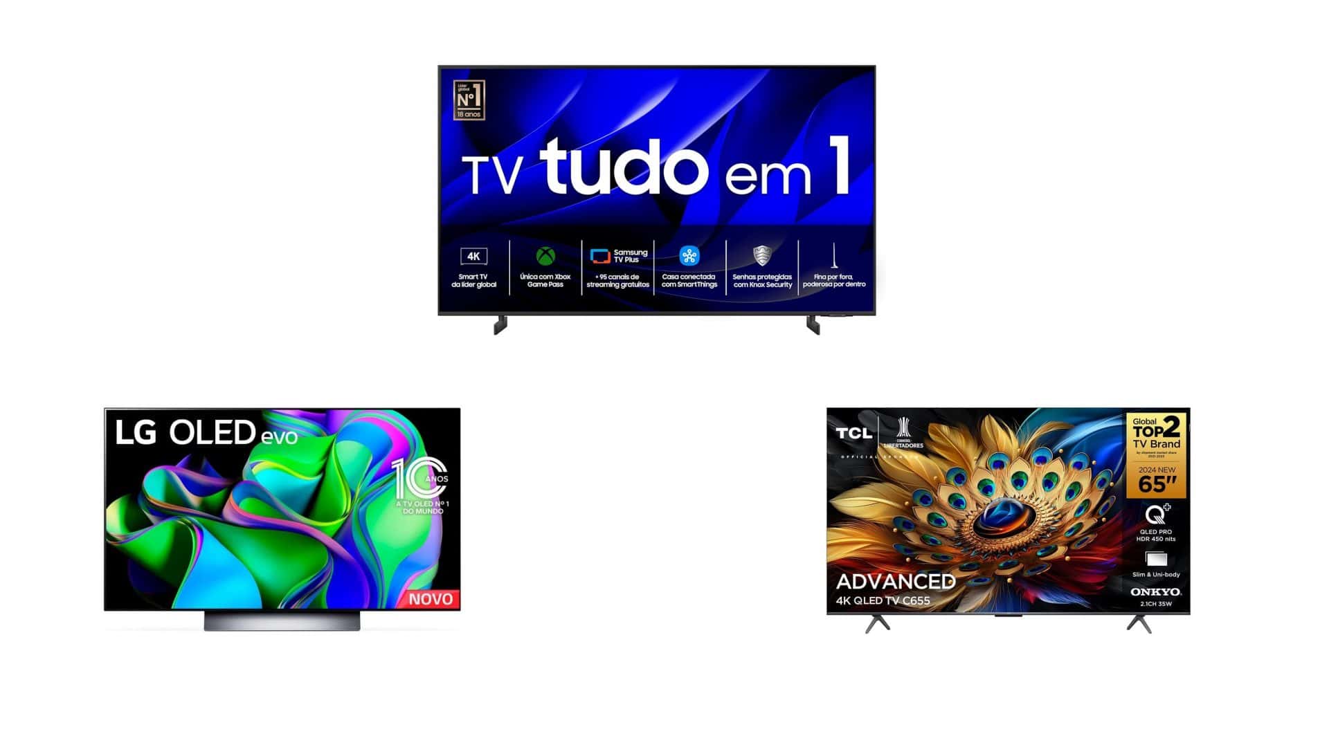 Smart TVs em oferta