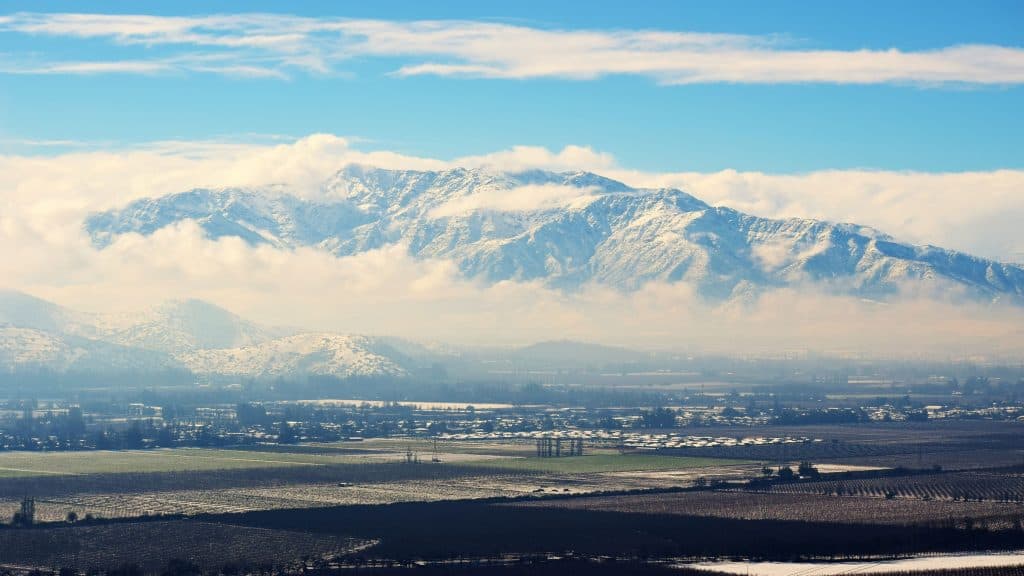 Visão de Santiago, no Chile