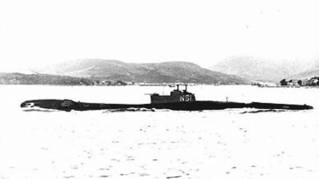 submarino britâncio HMS Trooper usado na segunda guerra mundial