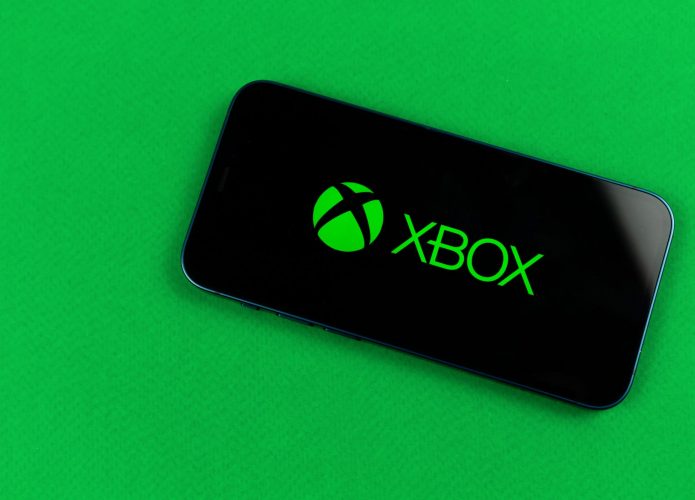 Logo do Xbox em um Smartphone