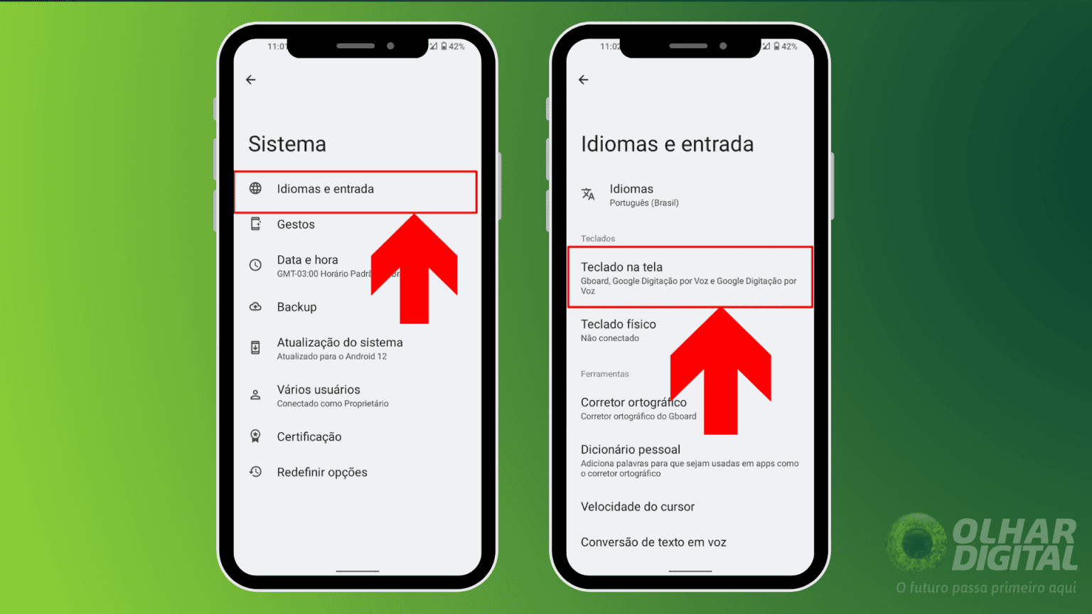 Como mudar o teclado no celular Android