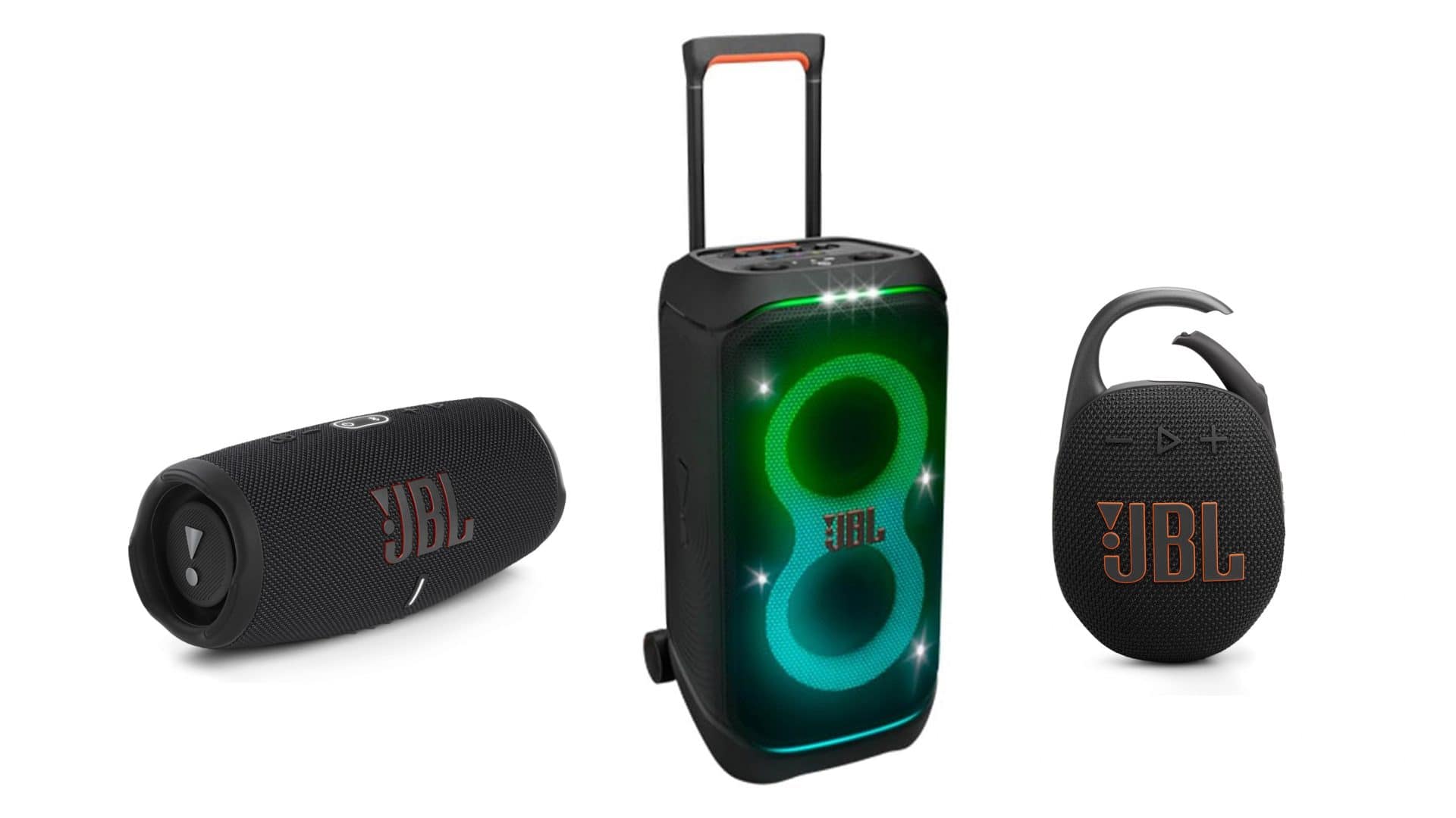 Montagem com caixas de som da JBL em promoção na Amazon