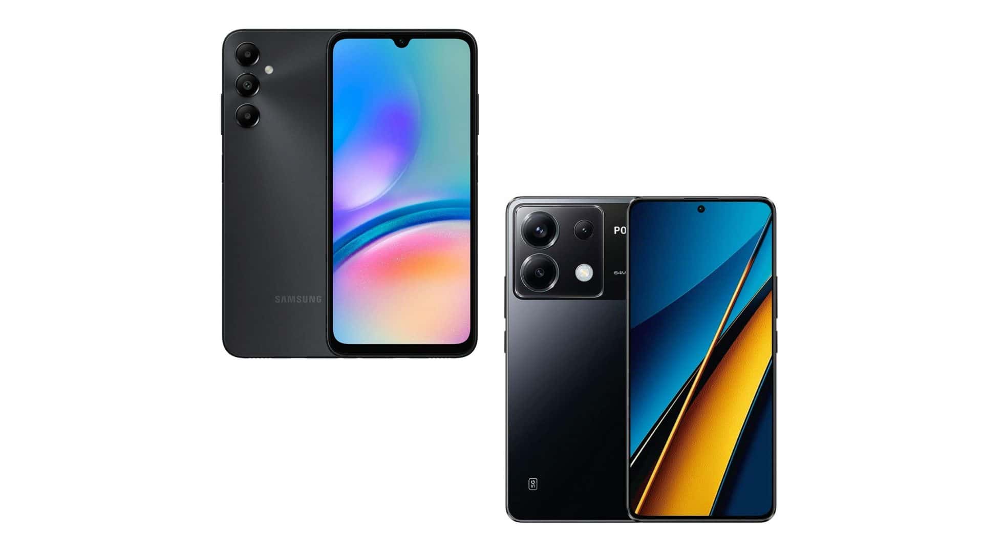 Montagem com celulares em promoção na Amazon