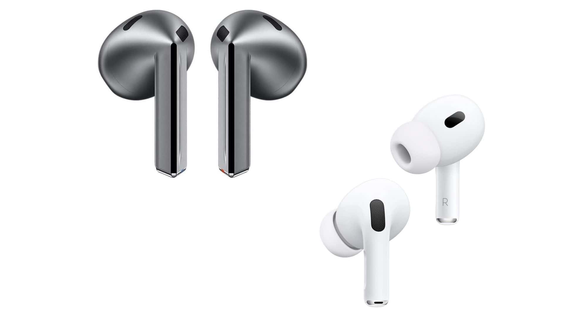 Montagem com fones de ouvido sem fio em promoção na Amazon