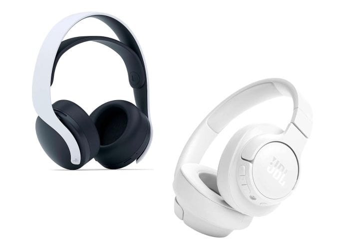 Montagem com headphones e headsets em promoção na Amazon
