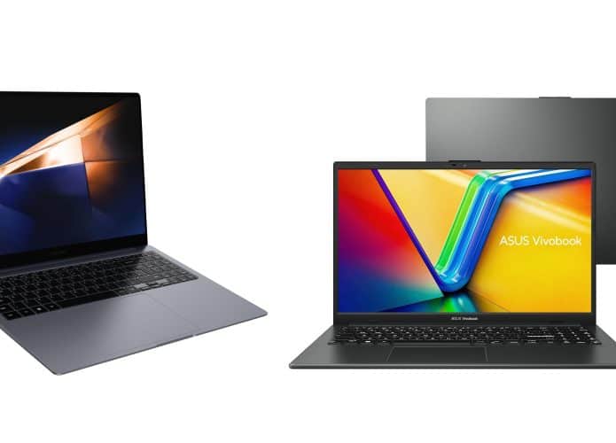 Montagem com notebooks em promoção na Amazon