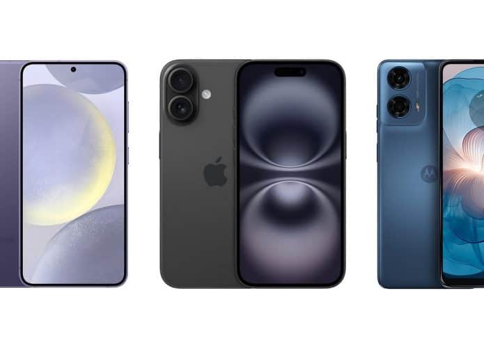 Montagem com celulares em promoção de Black Friday na Amazon