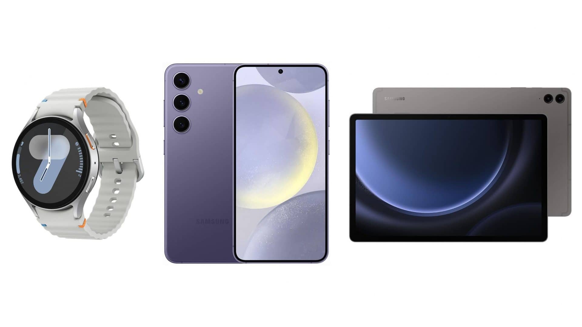 Montagem com dispositivos da Samsung em promoção de Black Friday na Amazon