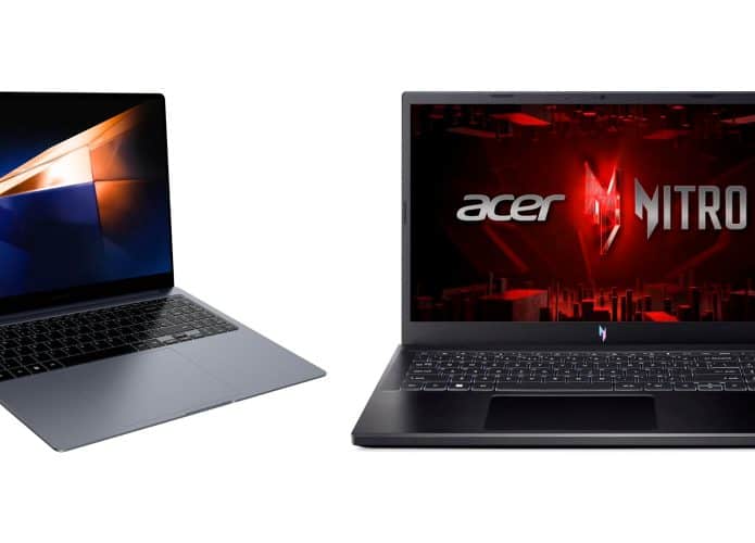 Montagem com notebooks em promoção de Black Friday na Amazon